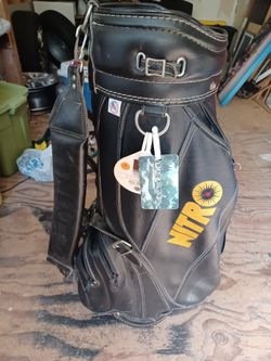Miller Nitro Pro Model Golf Bag and TPS golf cart