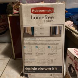 Rubbermaid Homefree Series Double Draw Kit