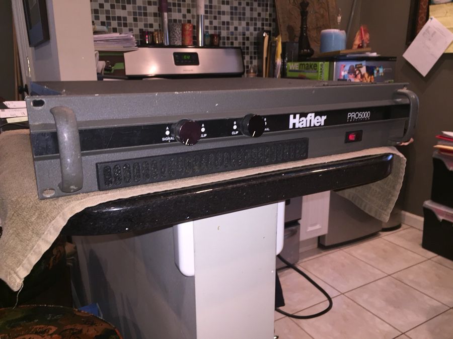 Hafler PRO5000 PRO 5000 Amplifier(parts/repair)Ch A scratchy/B is good for  Sale in Union, NJ - OfferUp
