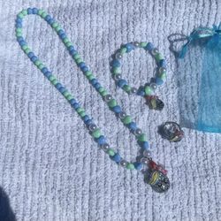 Unicorn jewelry for little girls 3 pc