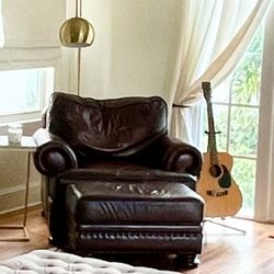 Leather Club Chair (no Ottoman)