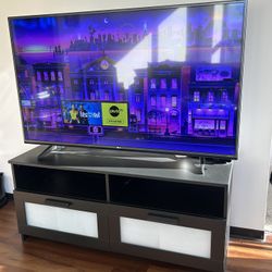 55 Inch LG TV with Dresser Stand
