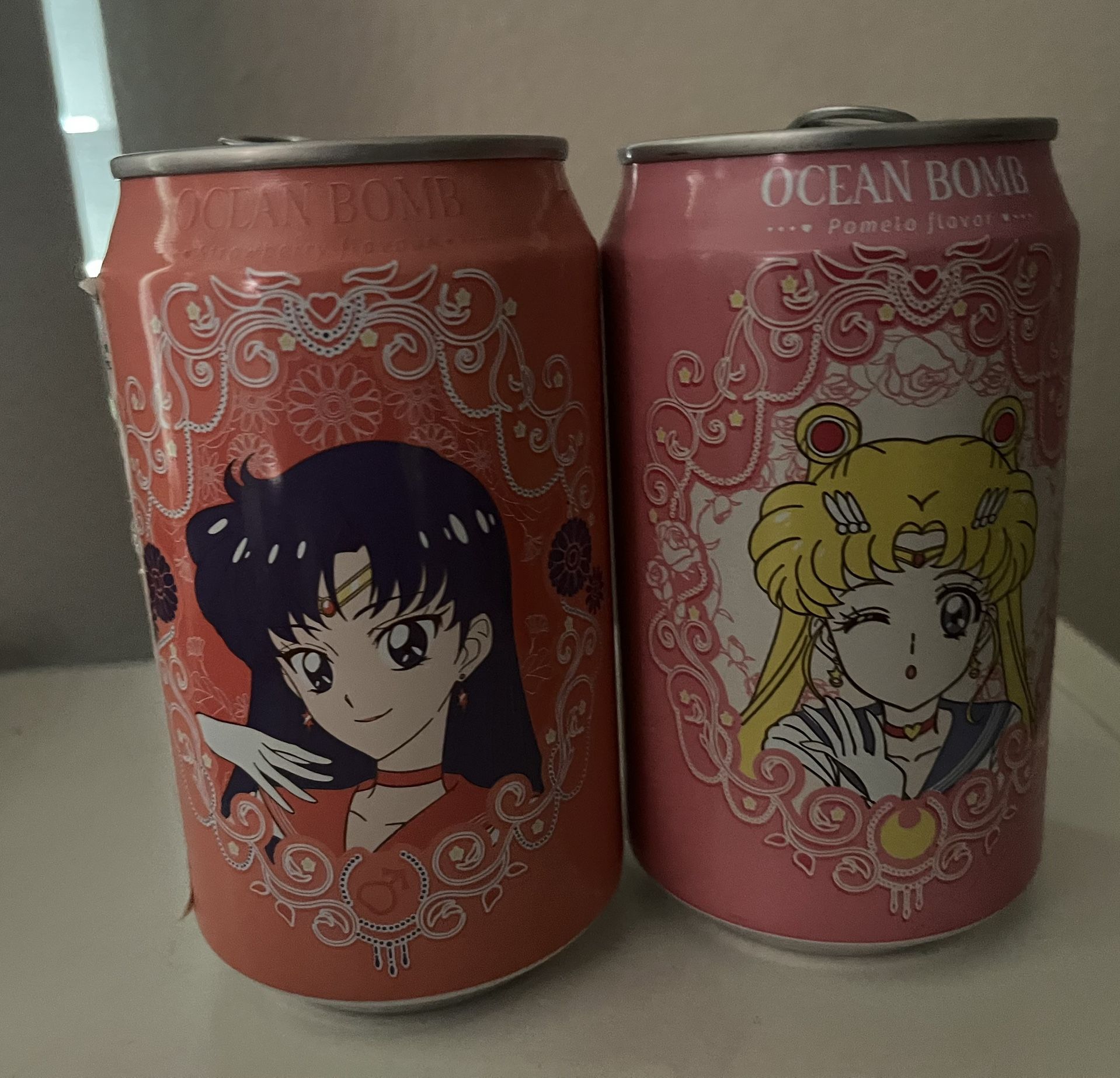 Sailor Moon Ocean Bomb Soda Cans