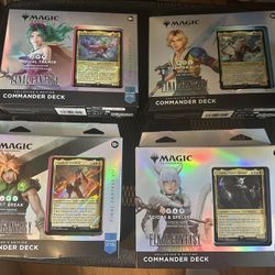 Magic the Gathering Final Fantasy Collector’s Edition Commander Deck Bundle