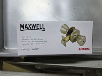Maxwell Satin Nickel Privacy Lockset