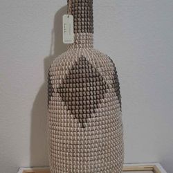 Woven Vase By Nicole Miller 