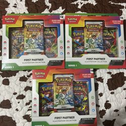 Pokemon First Partner Illustration Cards