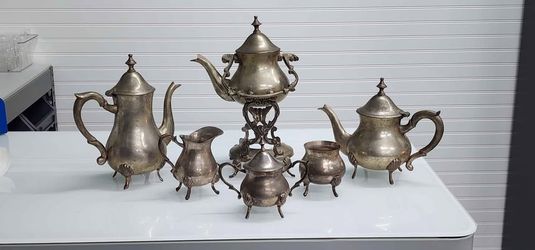 Vintage 6-Pc Silverplate Tea & Coffee Service – Made in India