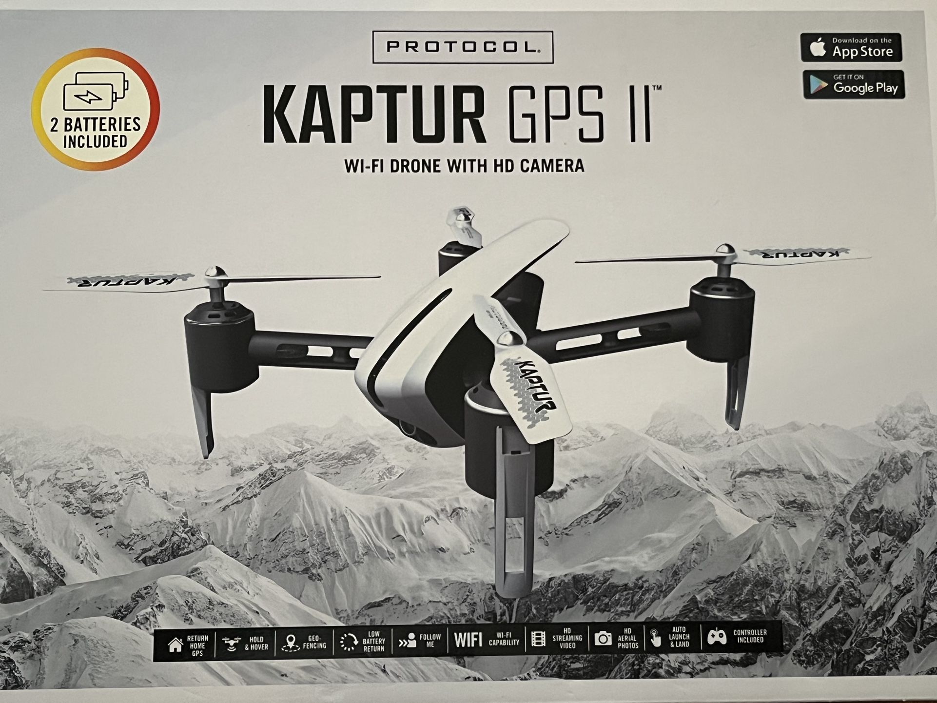 KAPTUR GPS II- WI-FI DRONE WITH HD CAMERA