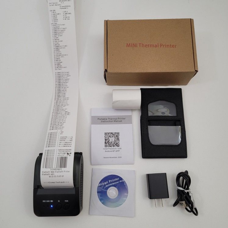 Netum NT-1809DD Mini Thermal Bluetooth Receipt Portable Printer 58mm