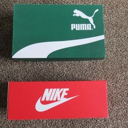 BRAND NEW NIKE SLIDES and PUMA SNEAKERS 