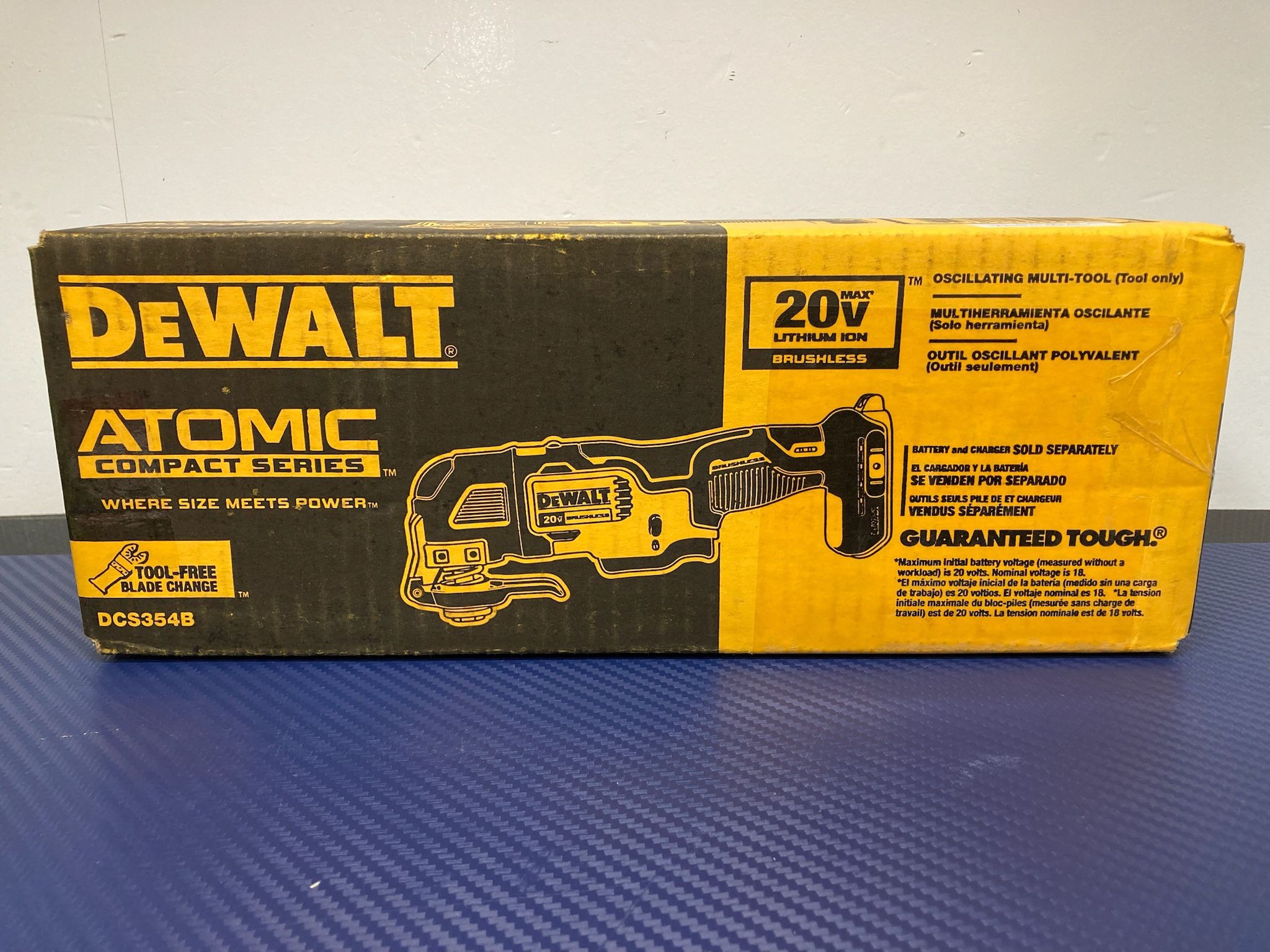 DEWALT DCS354B ATOMIC 20V MAX Cordless Brushless Oscillating Multi Tool (Tool Only) NEW