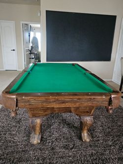 Pool Table With Accessories