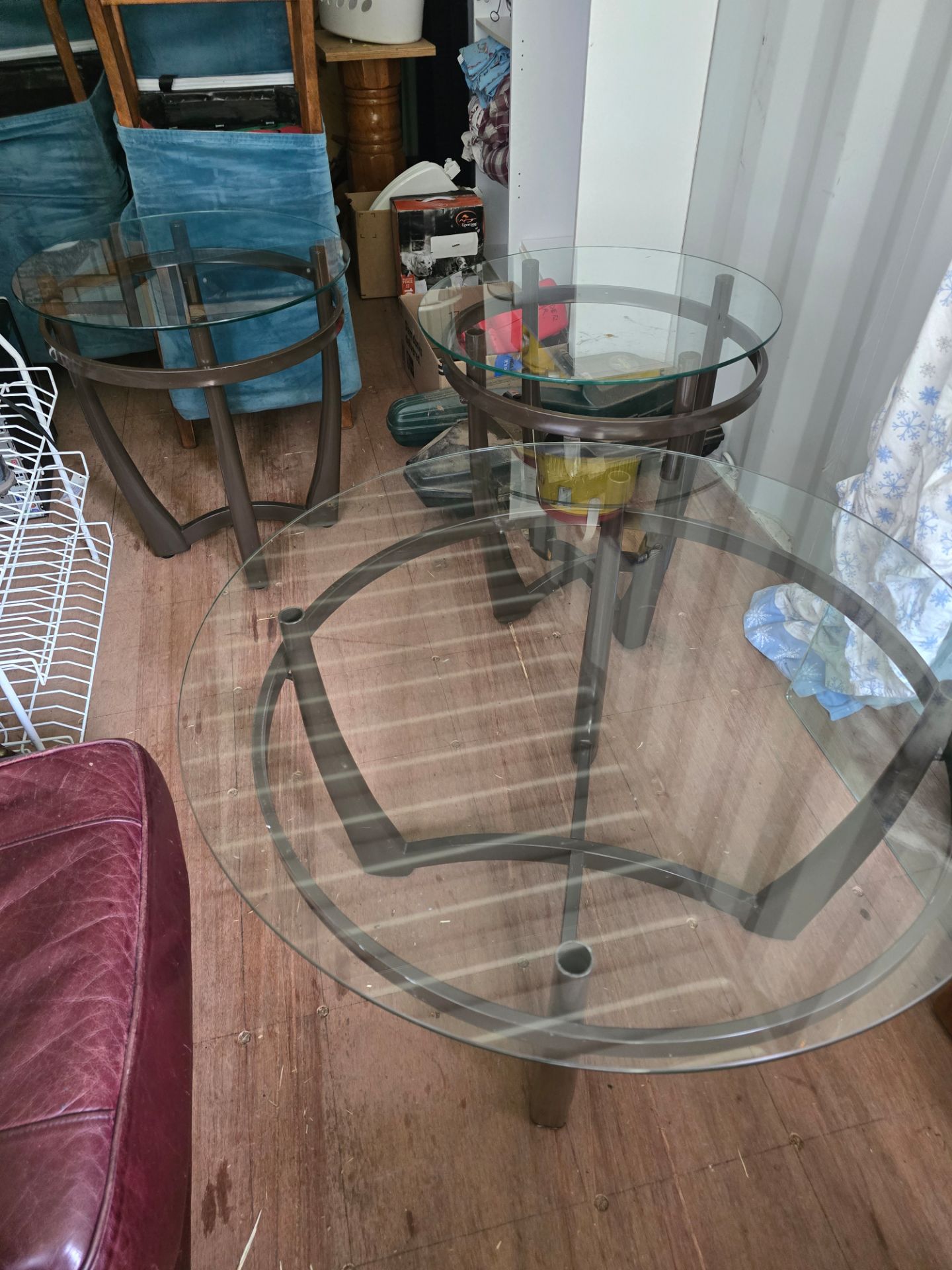 Coffee table and end tables