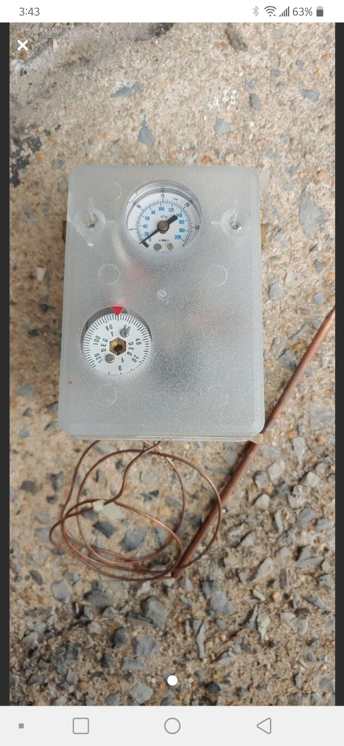 Johnsons Controls T8000 Proportional Action Thermostat