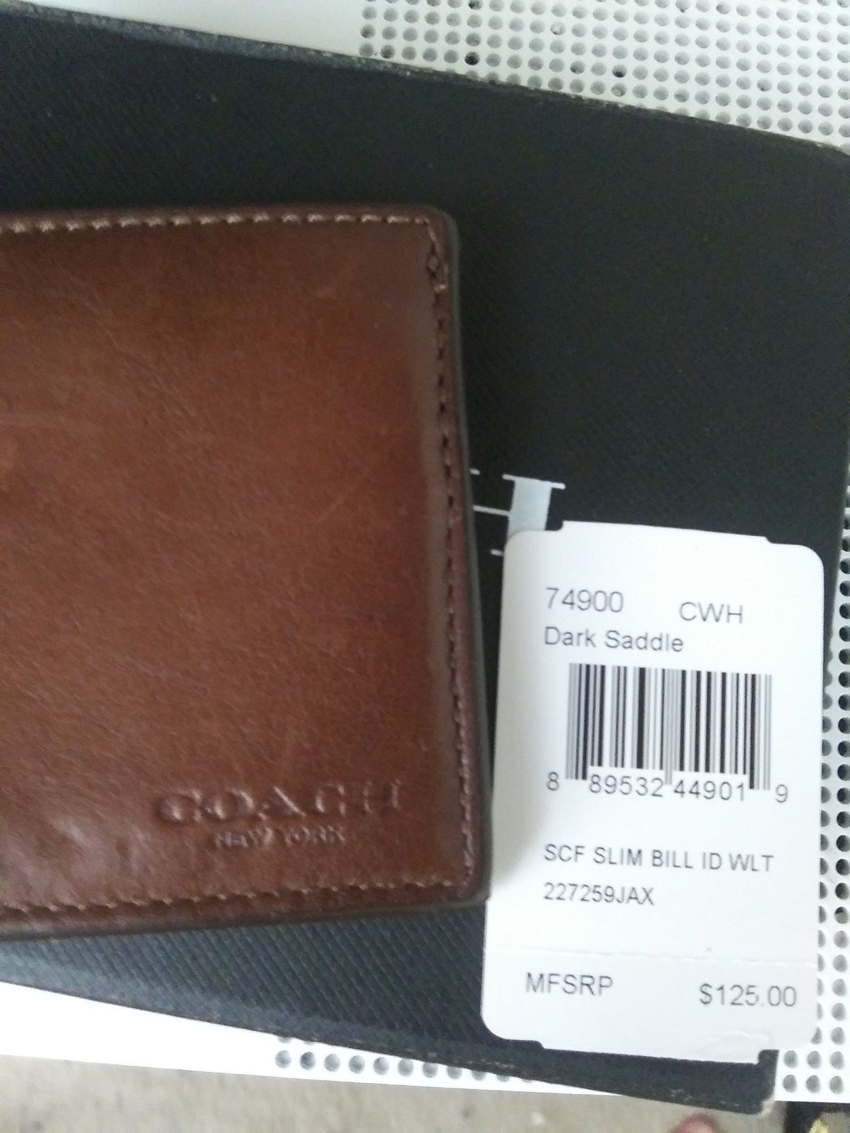 Men's Coach wallet