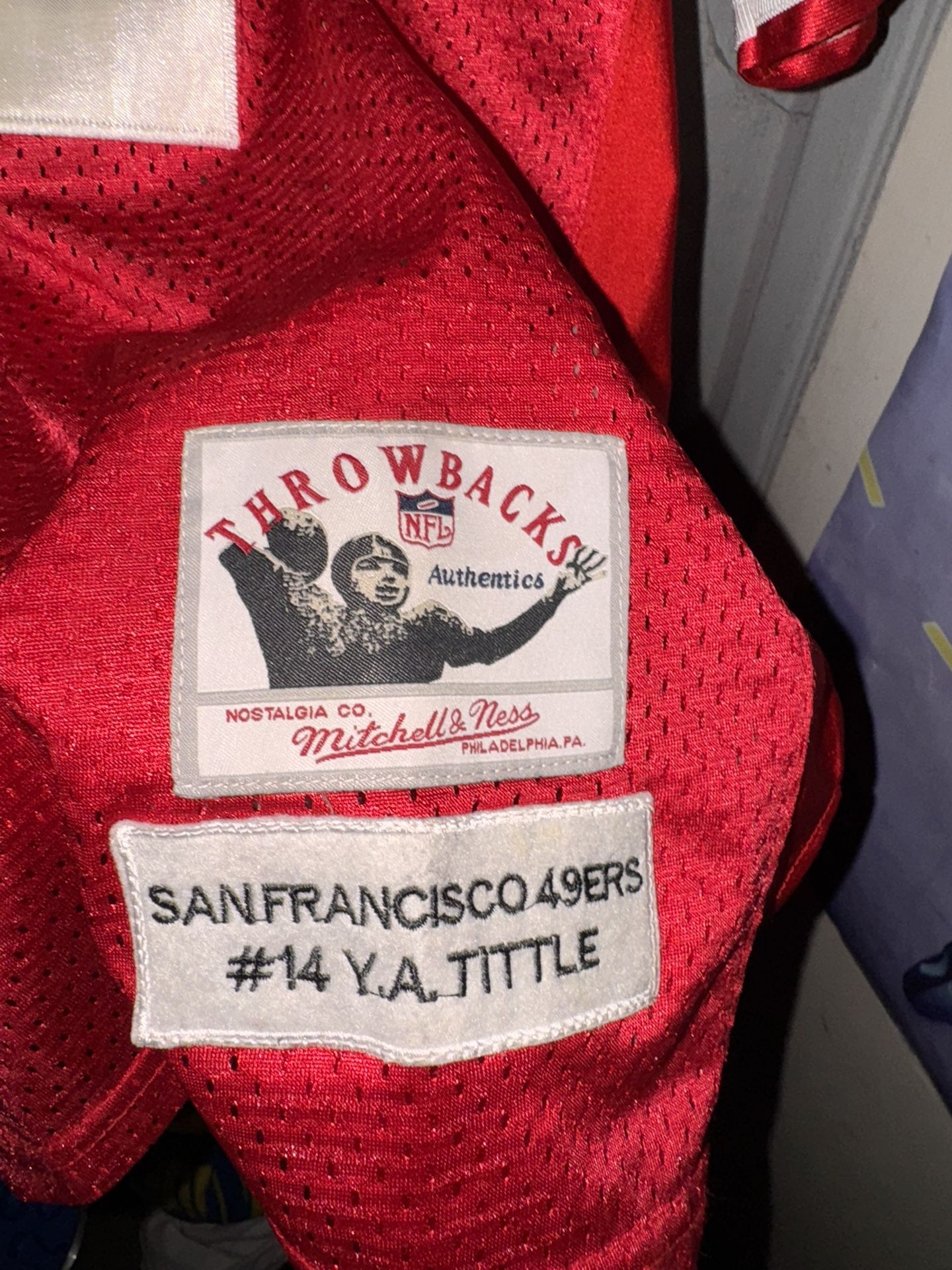 SF49ers ThrowBack Jersey-$70