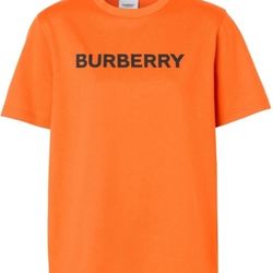 Burberry Orange Logo Tee