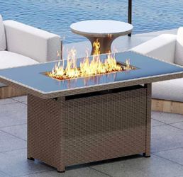 52-Inch Propane Fire Pit Table (60,000 BTU)