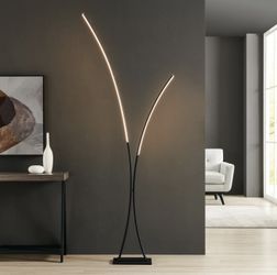 85” modern arched lamp