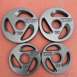 Olympic 2 Inch Gym Plates 10.lbs X 2 5.lbs X 2 