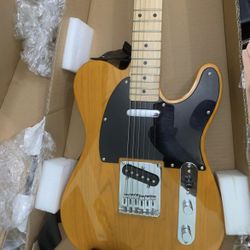 Fender Squier Affinity Series Telecaster Maple Fingerboard Electric Guitar Butterscotch Blonde