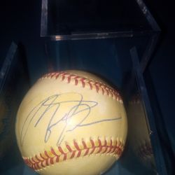 Michael Jordan Autographed Baseball 