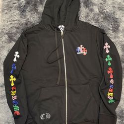 MultiColor ChromeHearts zipup size M