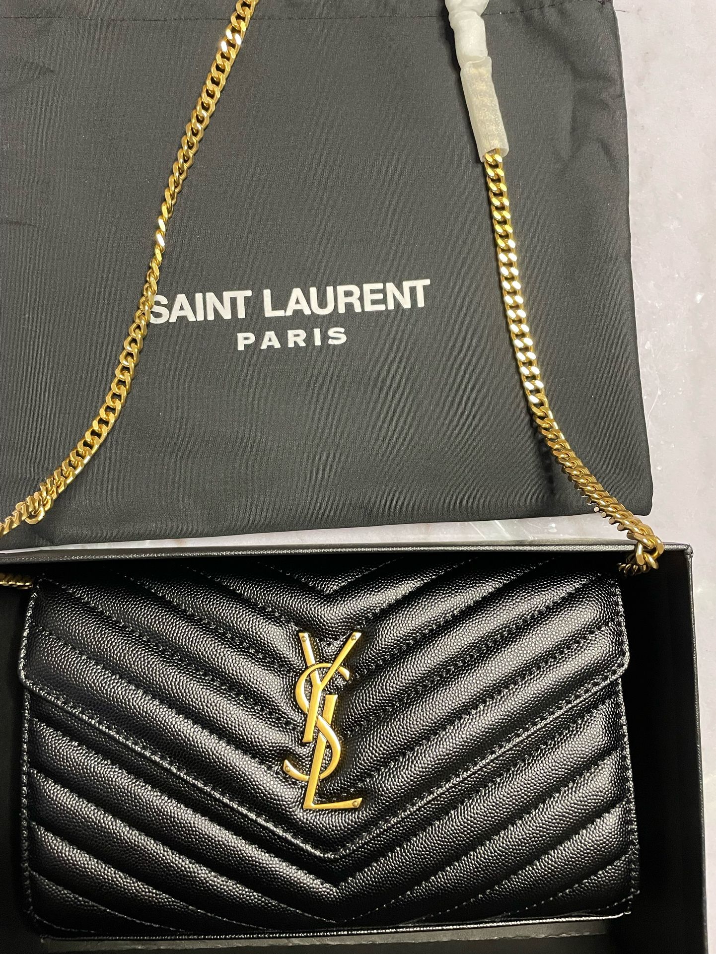 Ysl Chain Wallet