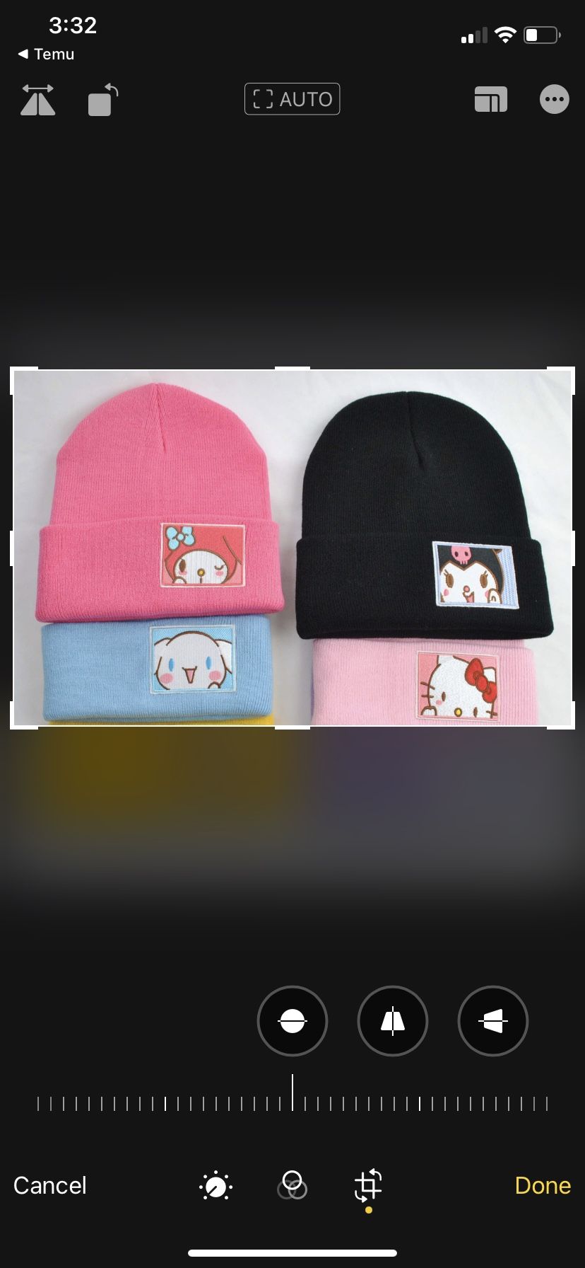 Kuromi Hello Kitty Beanies