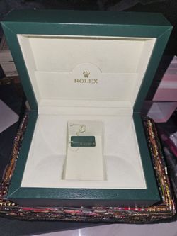Rolex Watch Box with Tag