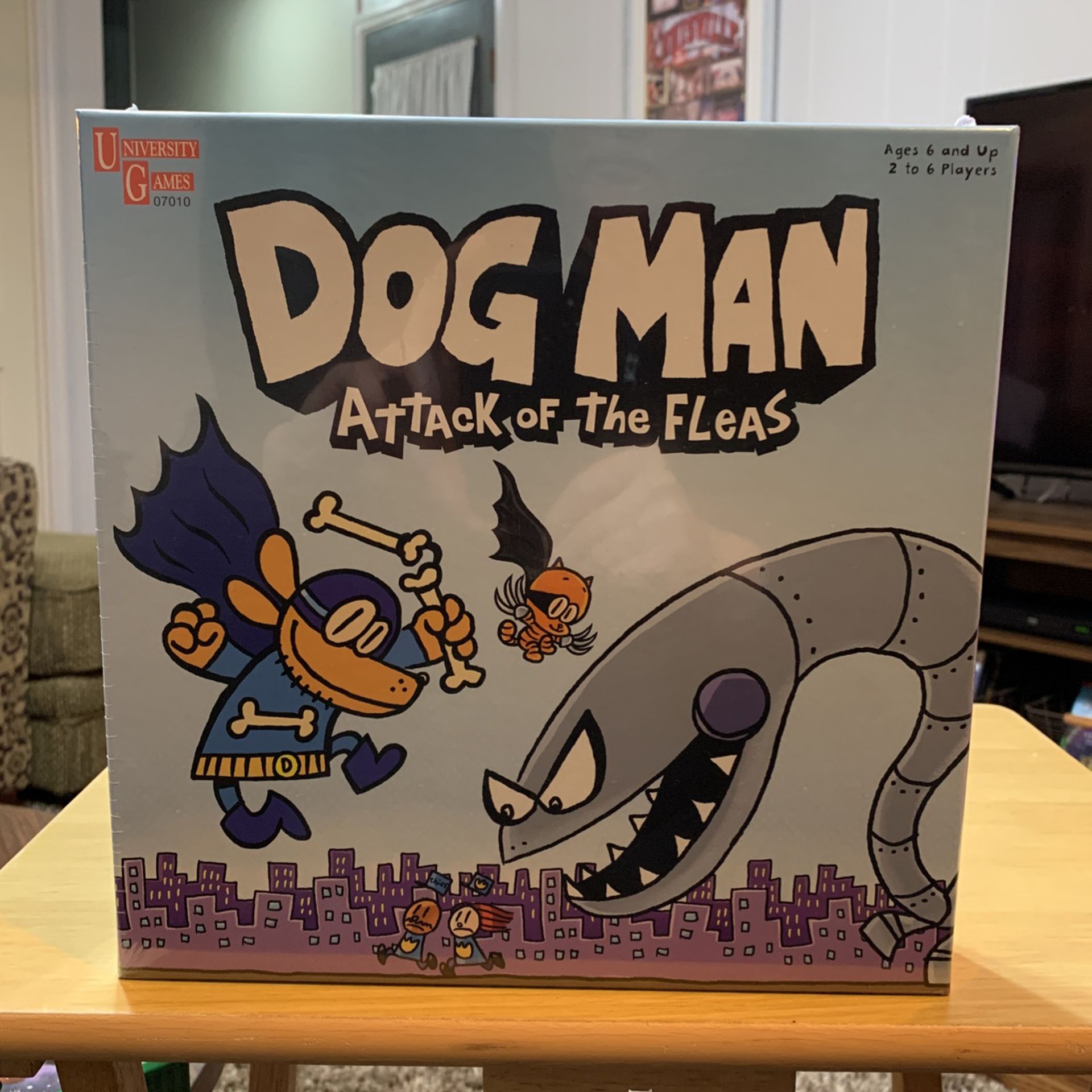 Dog Man attack of the fleas game