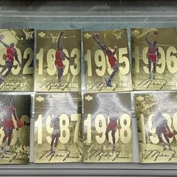 1(contact info removed) Michael Jordan Gold Signature Cards