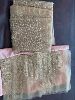 Net Saree with blouse