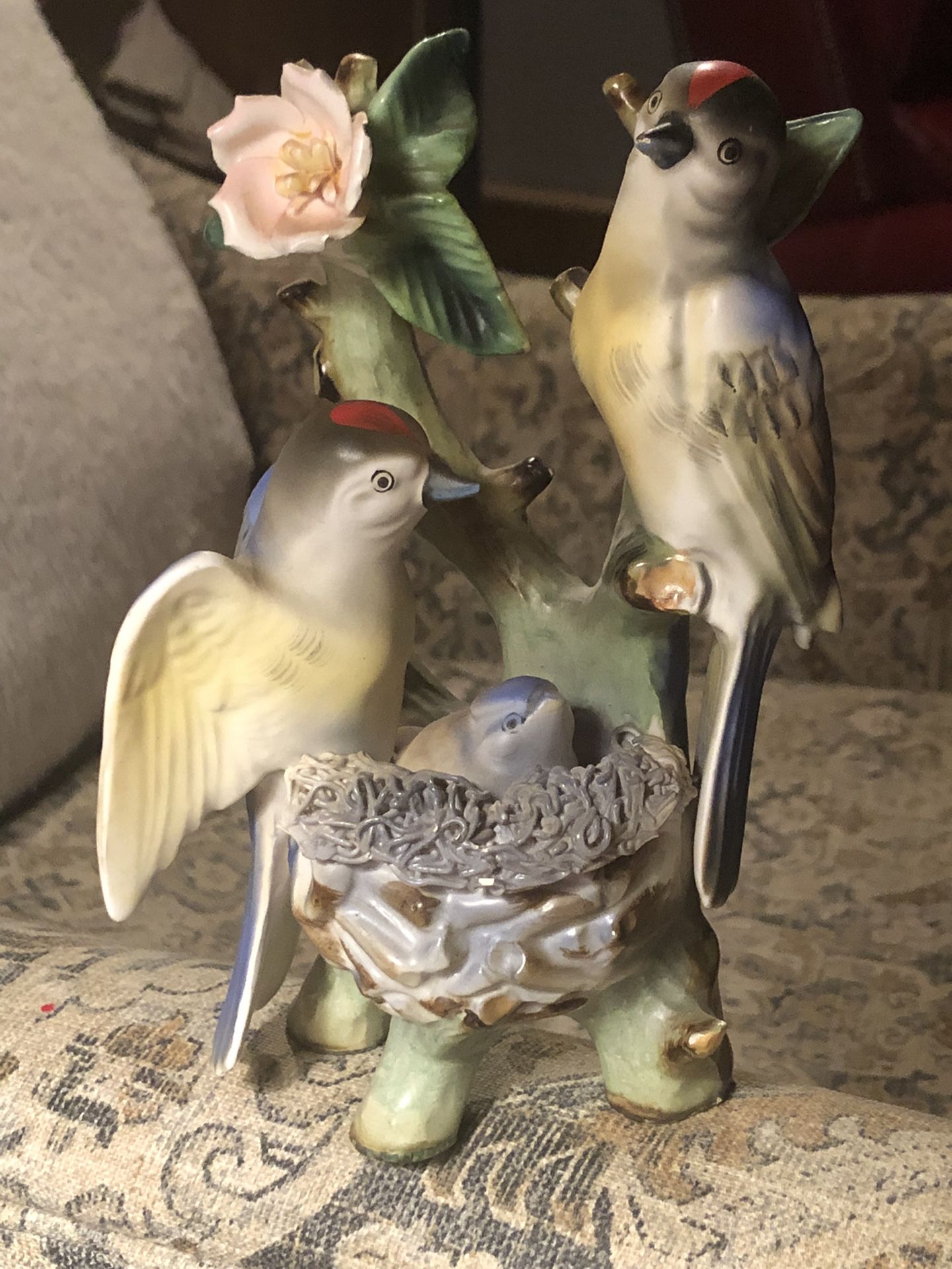 Bird Family Figurine 