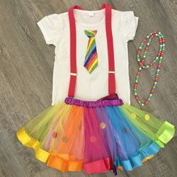 Tutu Girls Clown Costume