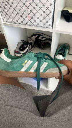 Samba green adidas.