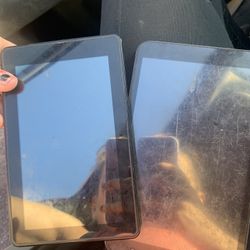 Two Tablets Fire And iCloud 10$ Each