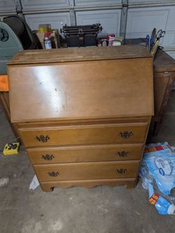 Vintage secretary desk