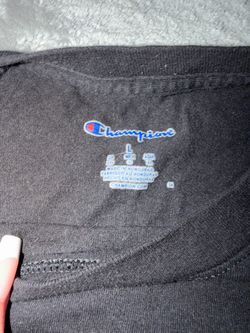 Champion T-Shirt Black Size Large