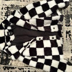 Vans Brand Women’s Jacket Size Medium Winter Coat Faux Fur