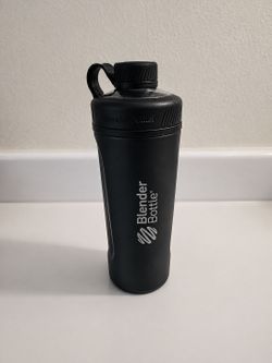 Matte black stainless steal bottle blender