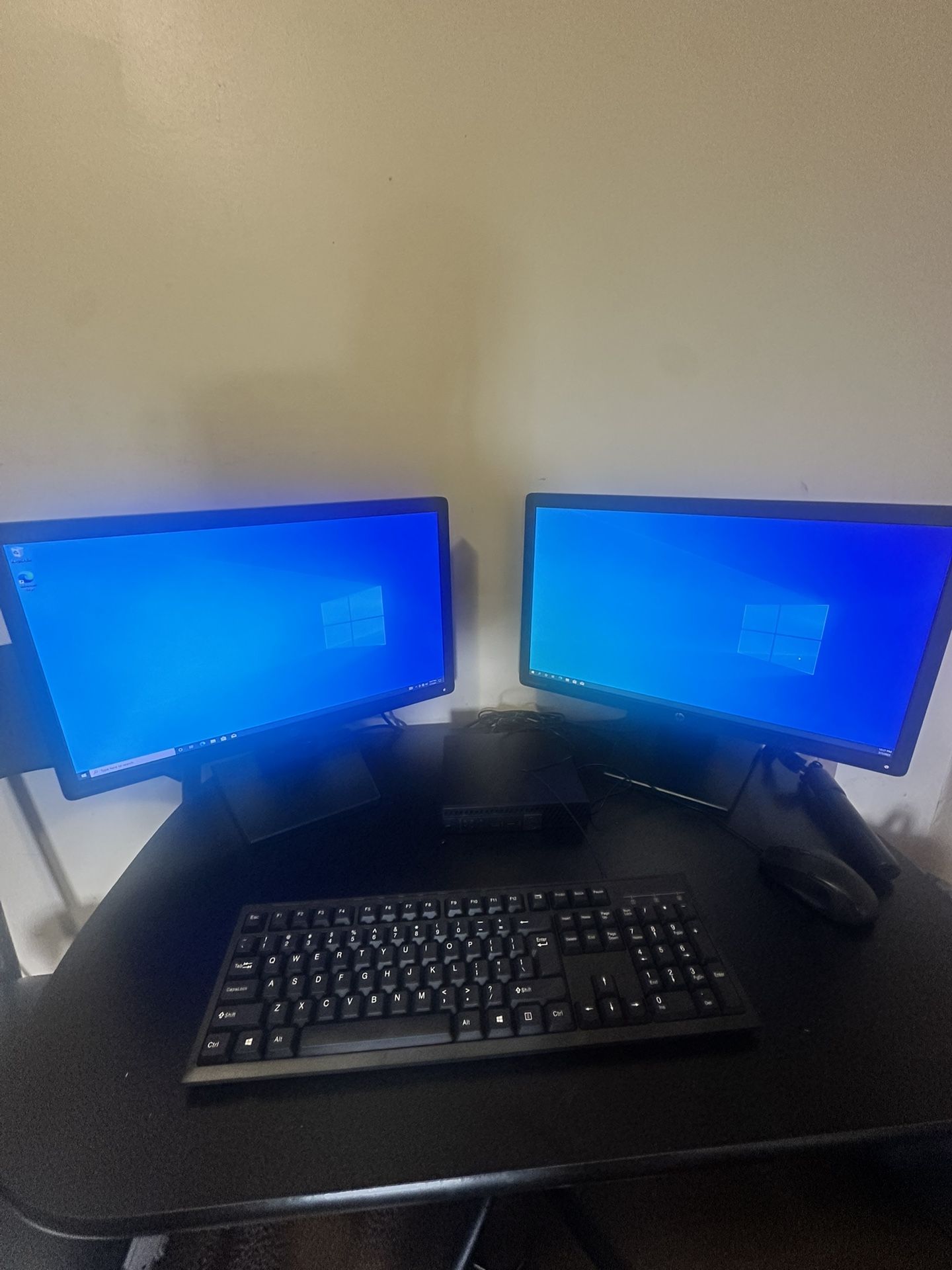 Dell OptiPlex 5060 Mini PC + Dual Monitor Setup - Plug & Play Workstation!