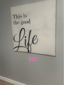 Life is good canvas