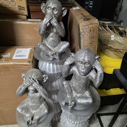 3 Monkeys ....see No evil, speak no evil, hear no evil.