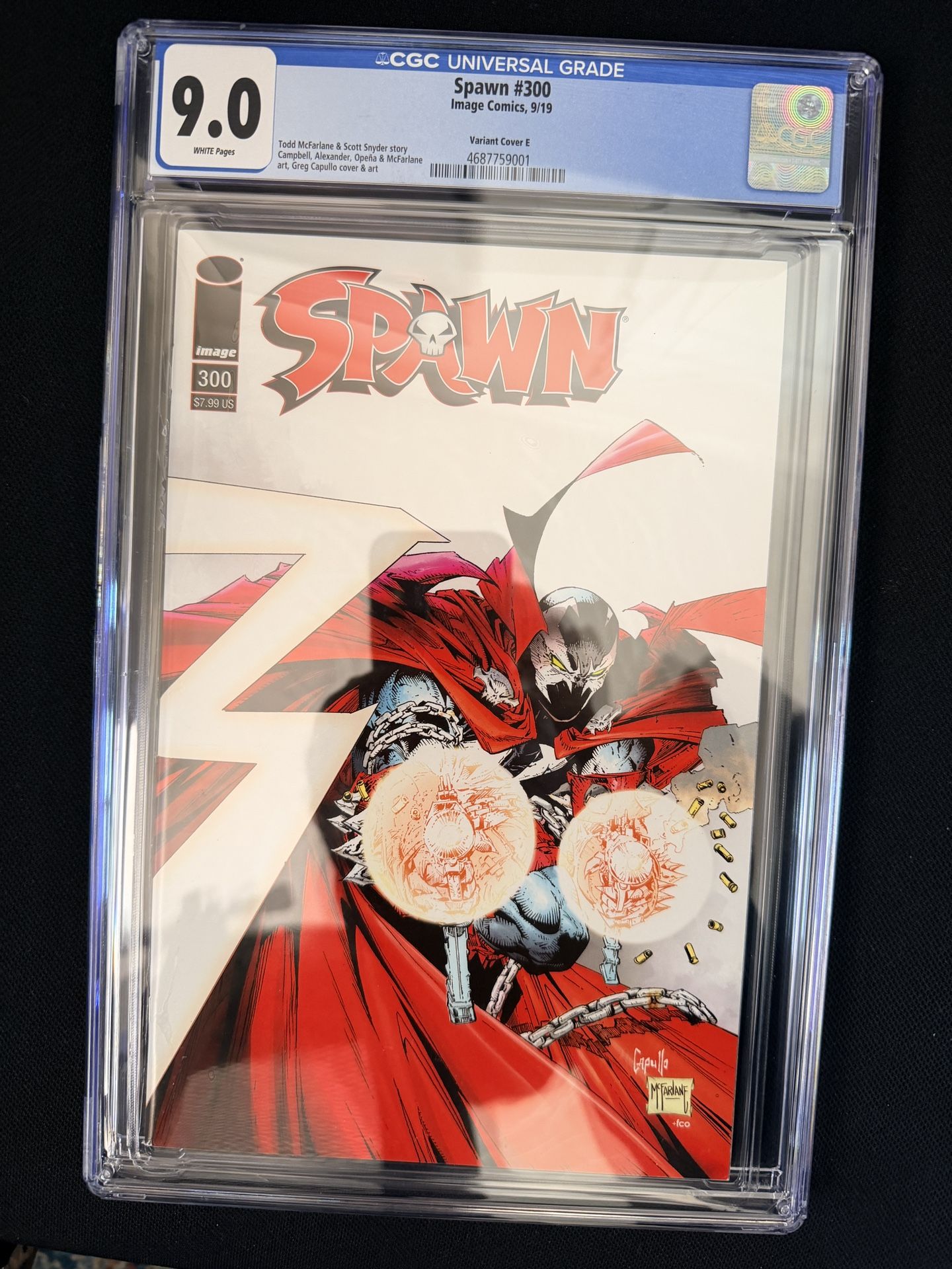 CGC graded Spawn #300 (2019) – Variant Cover E.