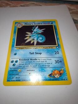 Misty's Seadra vintige holo