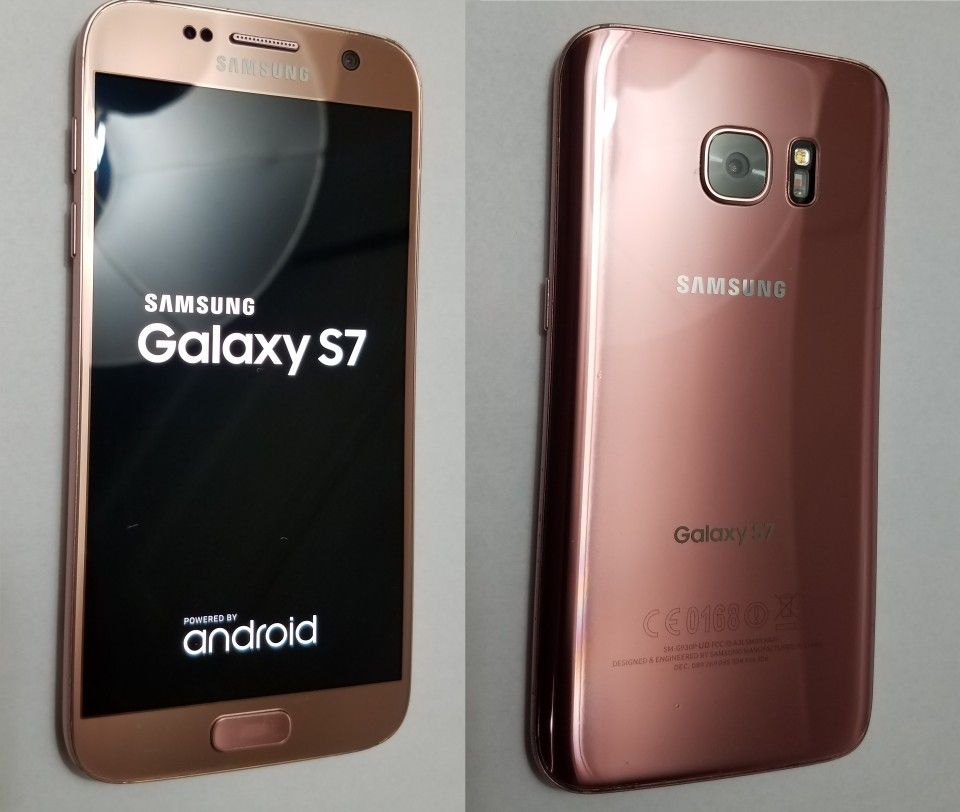 ROSE PINK Samsung Galaxy S7 UNLOCKED 32GB SM G930U T Mobile AT&T