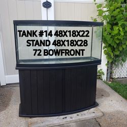 72 Gal Bowfront Fish tank Nov 27-Jan 2 Free delivery to the front of your home in the five borough
