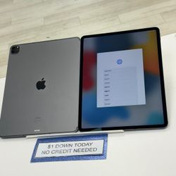 Apple IPad Pro 12.9 Inch 5th M1 Tablet -90 Day Warranty-$1 DOWN-NO Credit Needed